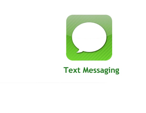 Tap here to learn about text messaging.