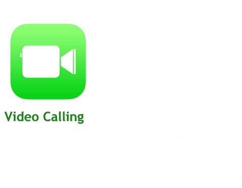 Tap here to learn about video calling