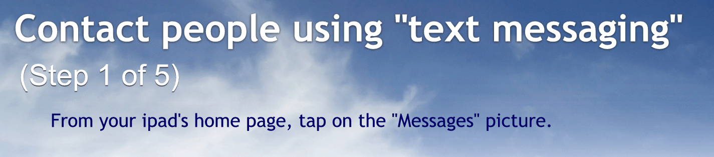 Contact people using text messaging.
How to send a text message?
One from your iPhones homepage tap on the Messages picture