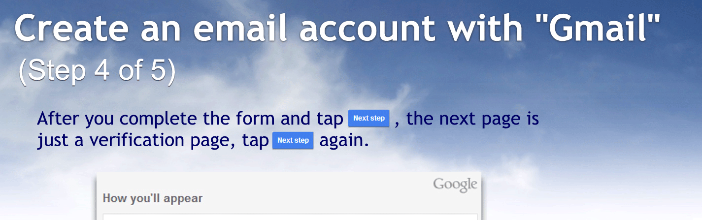 Step 4 of 5.
After you complete the form and tap next step the next page is just a verification page tap next step again.